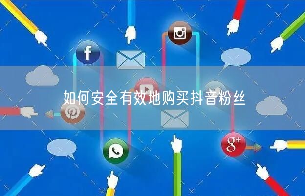 如何安全有效地购买抖音粉丝