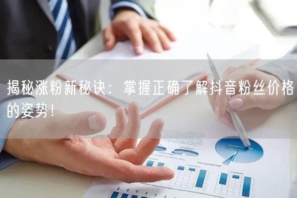 揭秘涨粉新秘诀：掌握正确了解抖音粉丝价格的姿势！